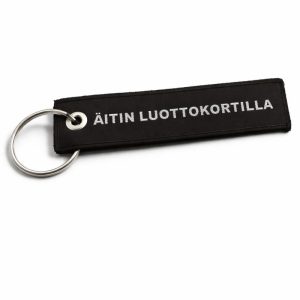 Äitin luottokortilla avaimenperä