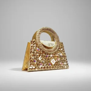 Fashionable Rhinestone Handbag for Women - Designer Crossbody Bag
