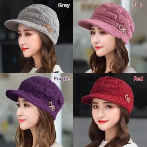 Cozy Winter Knitted Hat: Warmth and Style for Mom or Grandma