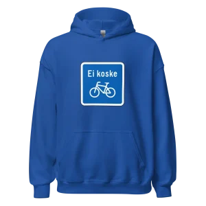 Ei koske polkupyöriä - Unisex Huppari